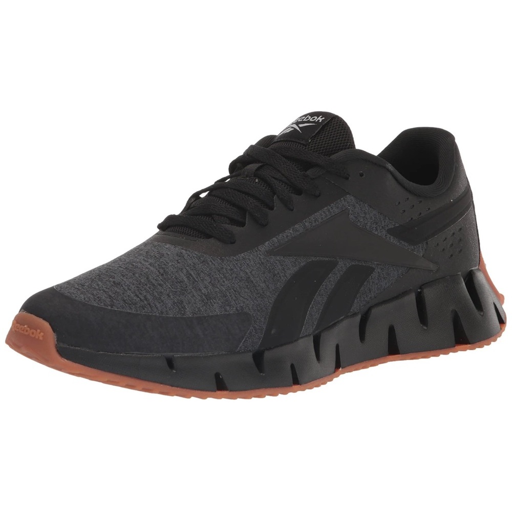 Reebok Men's Zig Dynamica 2.0 Sneaker, Black/Gum, Sz 10.5